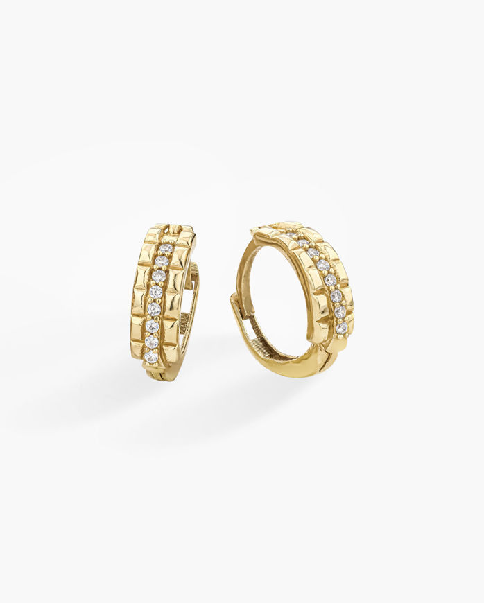 تصویر  Assa earrings | گوشواره طلا مدل آسا