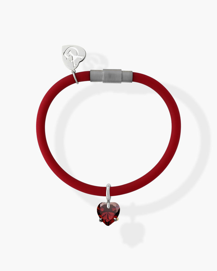 heart Rubber bracelet | دستبند رابر قلب