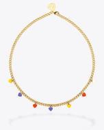 تصویر  Cartier Rainbow necklace |گردنبند کارتیه رنگین کمان