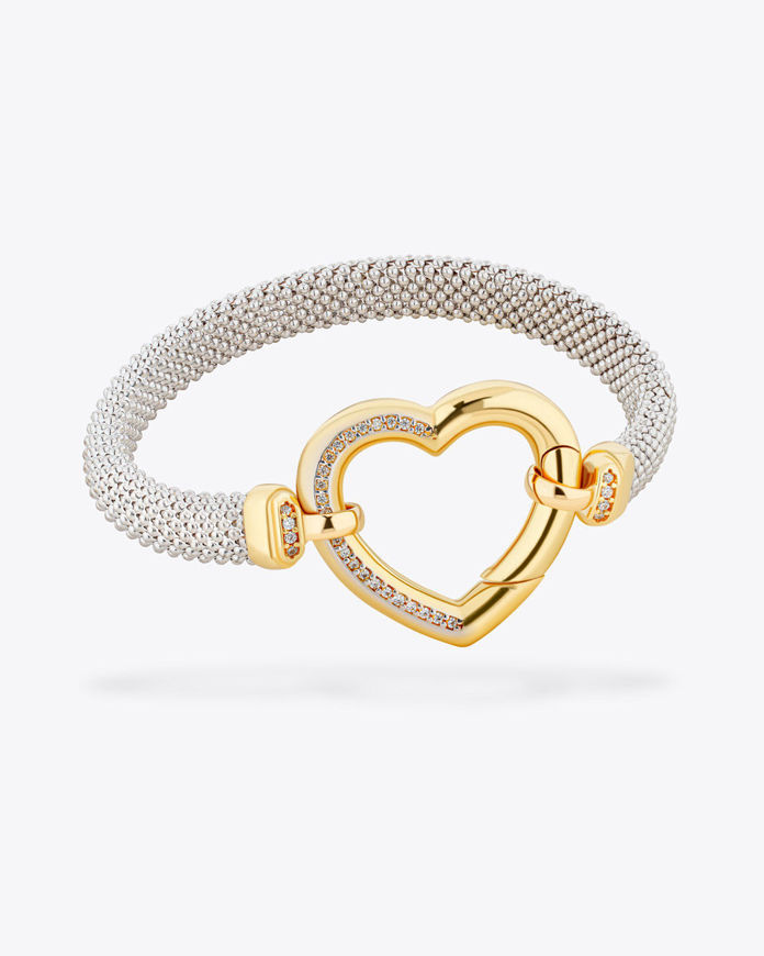 Spinner jesica heart bracelet|دستبند جسیکا اسپینر قلب