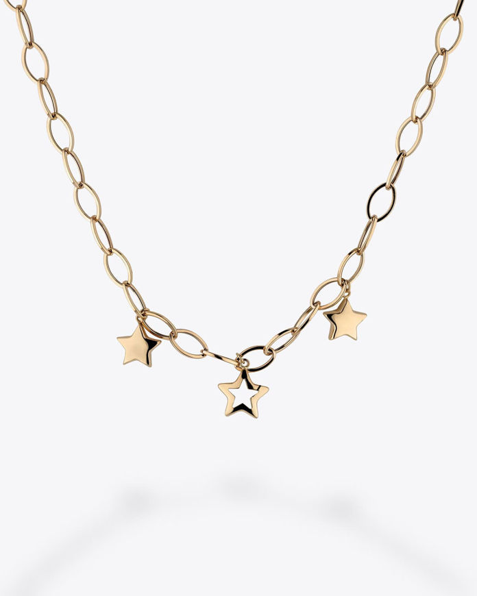تصویر  Carcanet necklace|گردنبند کارکانت ستاره