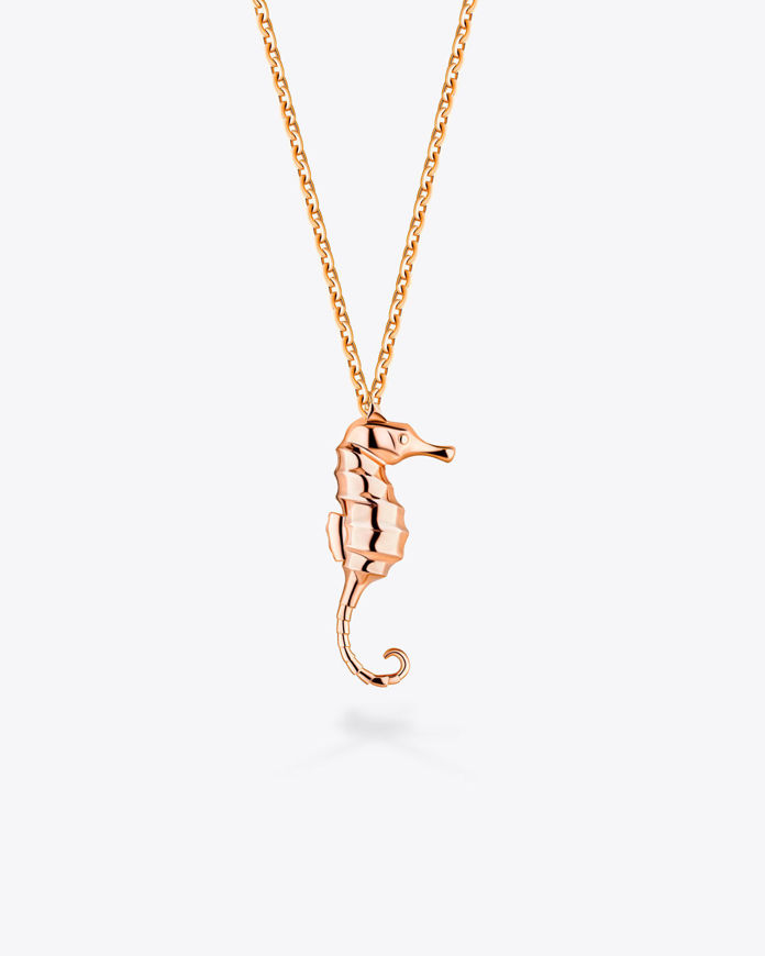 تصویر  Dan seahorse necklace| گردنبند دن