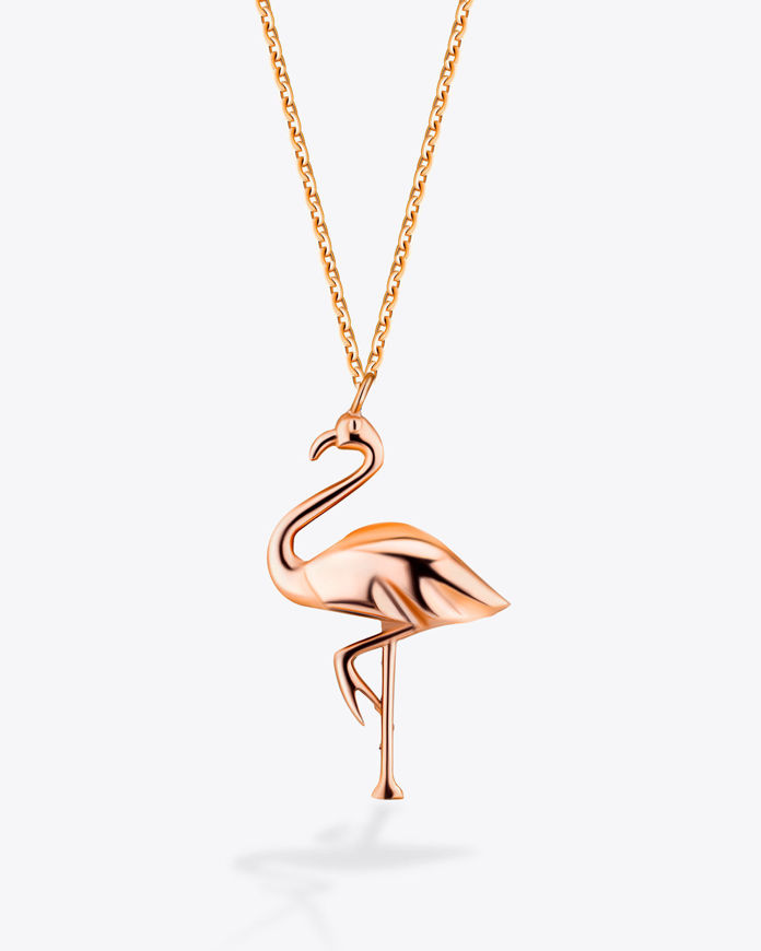 تصویر  Dan Flamingo necklace| گردنبند دن