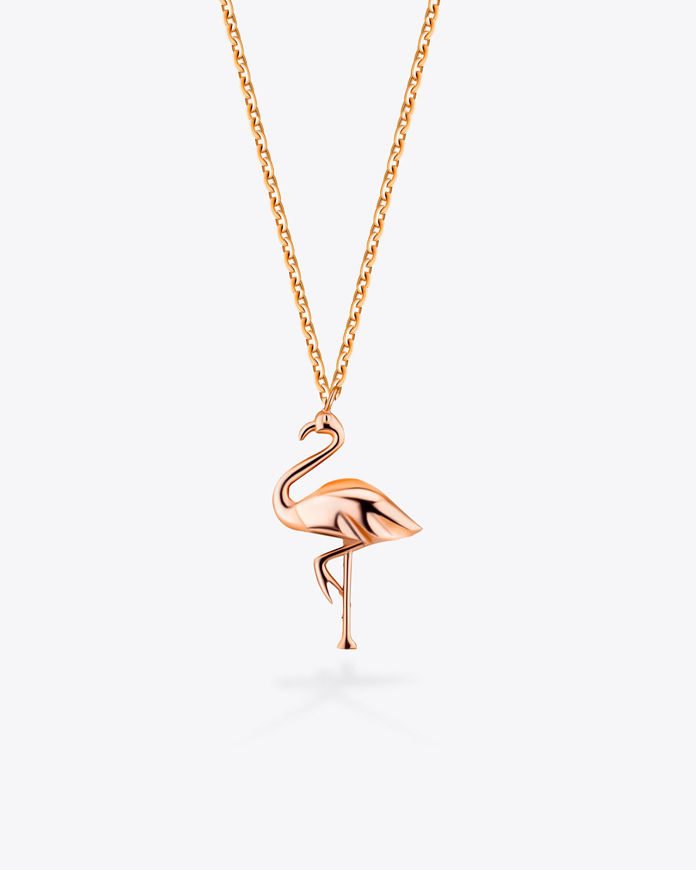 تصویر  Dan Flamingo necklace| گردنبند دن