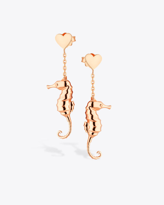 تصویر  Dan seahorse Earrings| گوشواره دن