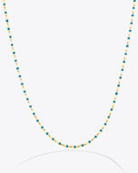 تصویر  Rainbow Necklace | گردنبند میناکاری رنگین کمان