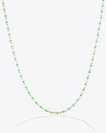 تصویر  Rainbow Necklace | گردنبند میناکاری رنگین کمان