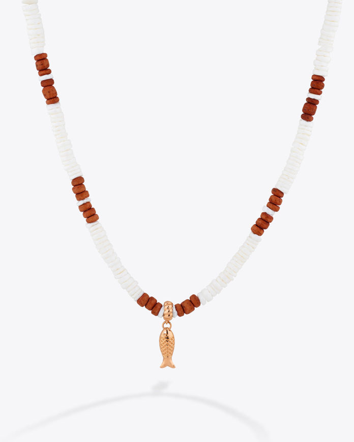 تصویر  la ponche Stone Necklace | گردنبند ل پونچ سنگ