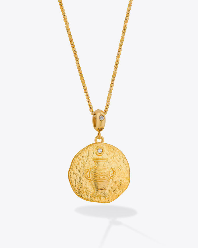 تصویر  Zodiac Aquarius Necklace | گردنبند زودیاک