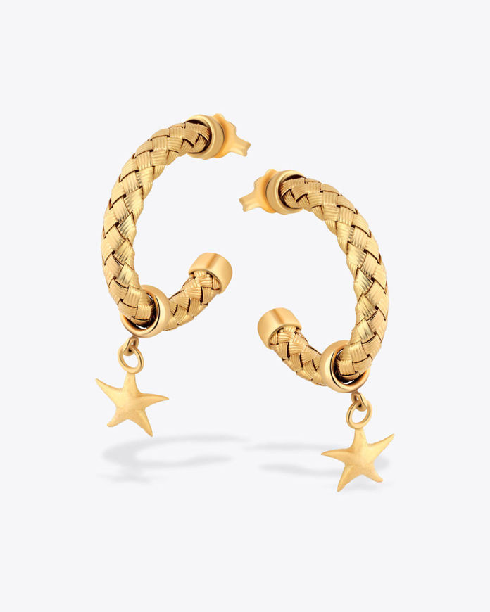 تصویر  La Ponche Earrings | گوشواره ل پونچ ستاره