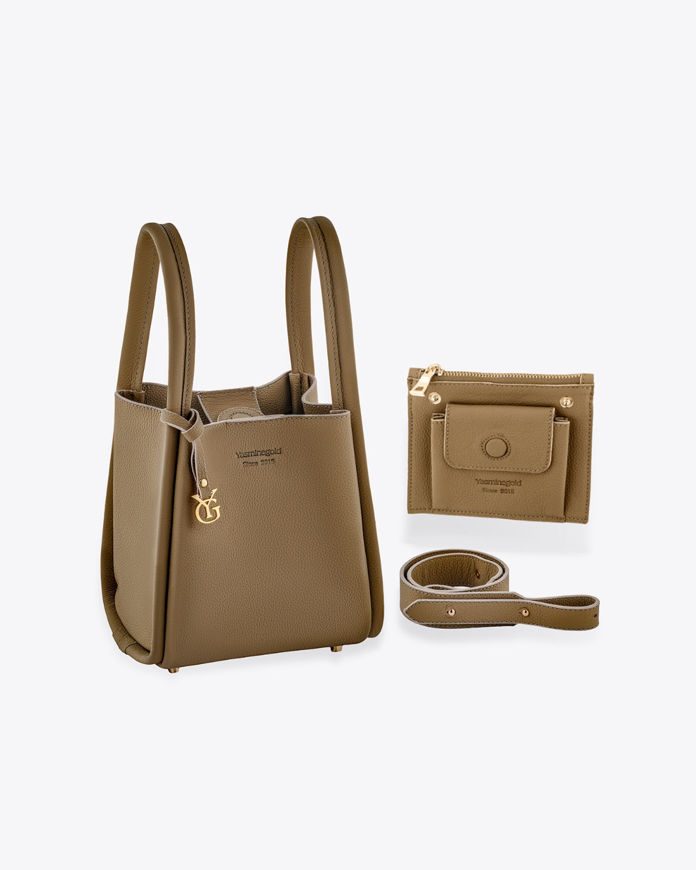 تصویر  Beige kai bag
